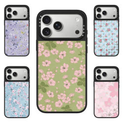 Funda para Teléfono con Diseño de Flores de Primavera Serie 4 para Teléfonos Apple