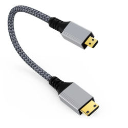 Cable adaptador Micro HDMI compatible con Mini HDMI 1080P 4K para tableta Raspberry Pi 5/4, cámara GoPro, Monitor portátil