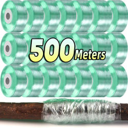 Rollo de cinta autoadhesiva de PE para injerto, película degradable, cintas de vivero para soporte de plantas, herramientas estirables para plantas de jardín