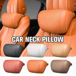 Almohada Universal para Reposacabezas de Asiento de Coche, Soporte Ergonómico 3D para Viajes, Suave y Cómodo, Protección para el Cuello