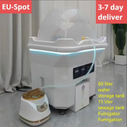 Cama de Spa con cabeza de 2025, silla de champú, muebles de peluquería, equipo de centro de Spa de masaje portátil con descarga de contracorriente