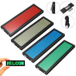 Módulo LED Bluetooth, insignia de nombre, tablero de mensajes desplazable programable, Mini pantalla LED HD, Kit electrónico DIY