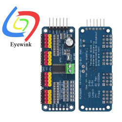 Placa de servoaccionamiento PWM de 16 canales, controlador de Robot, módulo de controlador de interfaz IIC PCA9685 para Raspberry Pi