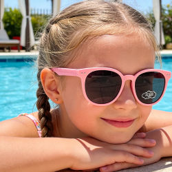 Gafas de sol polarizadas para niños, 6 colores, protección UV, bonito marco de silicona, gafas de sol de moda coreanas para niños pequeños, bebés, niños y niñas, 2026