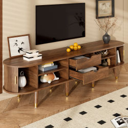 Mueble para TV con acabado mate, construcción en MDF, capacidad de 60 kg, 175x38x45 cm - Du Bois