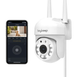 BoyKeep 3MP 2,4 GHz WiFi exterior seguridad del hogar IP Monitor inteligente cámara de videovigilancia visión nocturna a todo Color