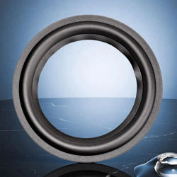 Piezas de reparación de altavoces woofer de 4-12 pulgadas, 2 uds., borde envolvente de goma, anillo plegable, Subwoofer (100 ~ 300mm) 4 5 6,5 7 8 10 12