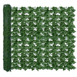Paneles de valla de hojas verdes, seto de hiedra Artificial de 1x3m, pantalla de valla de privacidad falsa para plantas de decoración de balcón y jardín al aire libre para el hogar