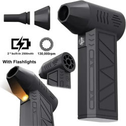 Mini Soplador de Aire X6 de 130,000 RPM, Potente Aspiradora de Polvo, Ventilador de Viento Fuerte, Soplador Turbo Jet para Auto/Computadora Tipo-C