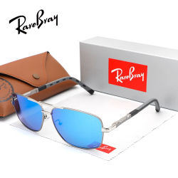 Gafas de Sol Polarizadas RareBra para Hombre y Mujer, Montura Metálica, Antideslumbrantes, para Conducir, Pescar, Deportes, Viajes