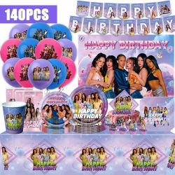 Decoración de Cumpleaños Katseye, Recuerdos de Fiesta Superestrella, Pegatinas, Póster, Globos, Fondo, Pancarta, Decoración para Pastel, Regalos para Baby Shower, Juguetes