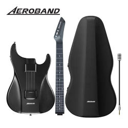 AeroBand Guitarra eléctrica Sin dolor Cuerda de silicona Viaje Todo en uno 9 estilos de sonido Bajo acústico con micrófono altavoz