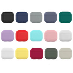 Funda de silicona líquida para auriculares, funda suave para AirPods Pro 3 2 2025, generación Air Pods 4 1 Pro3 Pro2 3. a 2. a generación