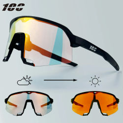 100 gafas de sol fotocromáticas para ciclismo, gafas profesionales para montar en bicicleta de carretera para hombres, gafas de arena a prueba de viento, gafas para bicicleta