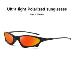Gafas de sol polarizadas ultraligeras para hombre, gafas de sol UV400 de marca de diseñador, gafas de sol para mujer, gafas para conducir, gafas deportivas para montar, gafas de espejo