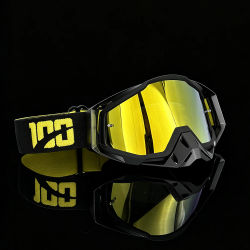 Lo más nuevo 100 gafas de ciclismo para motocicleta UV400 gafas de sol para deportes al aire libre hombres Motocross seguridad MTB gafas de ciclismo gafas de bicicleta de carretera