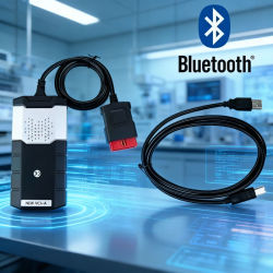 Escáner de Diagnóstico OBD OBD2 Delphis 2024, Lector de Códigos de Error USB Bluetooth para Automóviles y Camiones