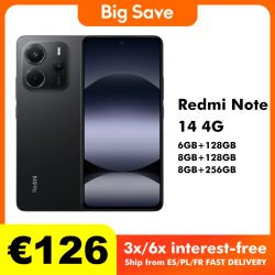 Xiaomi Redmi Note 14 4G 6GB/128GB 8GB/128GB 8GB/256GB Versión NFC/Sin NFC Opcional Versión Global Teléfono Celular