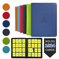Carpeta Premium para Tarjetas con 16 Bolsillos – Carpeta de Colección para 1024 Tarjetas, Álbum para Tarjetas, Compatible con Tarjetas TCG y Deportivas. El Sueño del Coleccionista