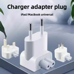 Adaptador de Viaje Universal - Juego de Enchufes EU, US, UK, AU para Cargador de Apple MacBook Pro/Air, Puntas Intercambiables