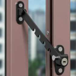 Cerradura de ventana para niños, limitador de ventana interior, tapón de posición, puerta de seguridad para el hogar, cerradura de marco para ventanas, protección de seguridad para bebés