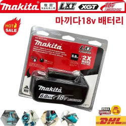 Batería de litio Original Makita 5AH6AH, utilizada para batería Makita de 18V BL1860B BL1850B BL1840 BL1860 BL1815 cargador Makita