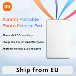 Versión Global de la Impresora Fotográfica Portátil Xiaomi Pro, Resolución de 313dpi, Compartido Multiusuario por Bluetooth, Imprime Video, Sonido y Fotos