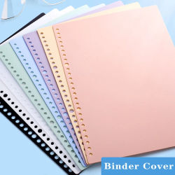 Carpeta escolar de 2 uds., cubierta de papel de hojas sueltas A5/B5/A4, carpeta económica esmerilada gruesa, suministros de papelería escolar reemplazables
