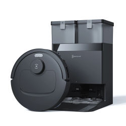 Robot Aspirador ECOVACS DEEBOT T30e Omni con Función de Fregado, 25,000 Pa, OZMO Turbo 2.0, Robot de Limpieza, Cepillo Principal Triple V Anti-Enredos ZeroTangle 3.0, Estación Base Omni, 45 ° Secado