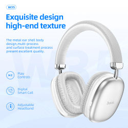 HOCO W35 HiFi auriculares inalámbricos Bluetooth auriculares de música juego deporte manos libres Audio con micrófono soporte TF tarjeta AUX