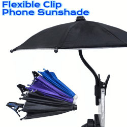 Soporte de Teléfono para Auto con Diseño Flexible, Antideslizante, Antirreflejo, Protección Contra la Lluvia, Manguera Metálica, Soporte para Teléfono Móvil en el Auto