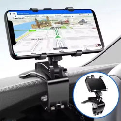 Soporte Universal para teléfono de coche con rotación de 360 grados, soporte GPS para salpicadero, soporte móvil para iPhone