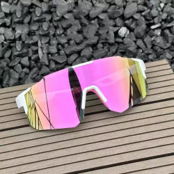 Nuevas gafas de sol para ciclismo, montura grande, gafas UV400, protección UV, deportes al aire libre, a prueba de viento, antiultravioleta, gafas para senderismo y escalada