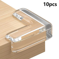 Protector de silicona de seguridad para niños y bebés, cubierta protectora de borde de esquina de la Mesa, protectores de bordes anticolisión, 4 Uds./10 Uds.