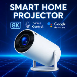 Proyector de hogar inteligente 1080P HDR10 4K compatible con Mini proyector portátil WiFi Bluetooth pantalla espejo teatro Beamer TV Stick