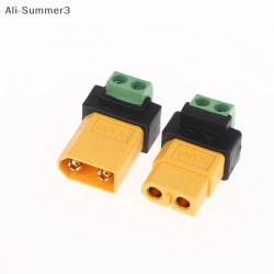 Adaptador de Terminal XT60 macho hembra a 2 pines, conector de carga sin soldadura para cargador de equilibrio UAV, dispositivos modelo de Panel Solar
