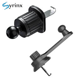 Soporte para teléfono móvil con salida de aire para coche, brazo de extensión, gancho giratorio, soporte para teléfono con salida de aire para coche general, soporte para teléfono móvil