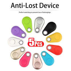 Localizador de llaves con rastreador Bluetooth inteligente, dispositivo con Sensor antipérdida para mascotas con Bluetooth para chico, billeteras para mascotas, maletas de equipaje, 1-5 uds.