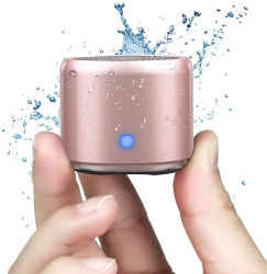Altavoz inalámbrico Bluetooth EWA, radiador de graves portátil resistente al agua de Metal, Mini altavoz Bluetooth adecuado para exteriores