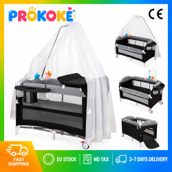 Corralito para Bebés Portátil y Plegable con Malla Transpirable, Centro de Actividades Seguro para Bebés y Niños Pequeños, para Interiores y Exteriores