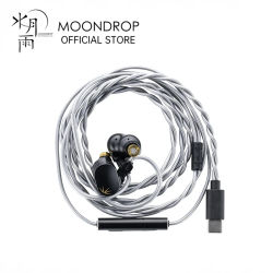 Auriculares MOONDROP CHU II DSP de alto rendimiento con controlador dinámico, monitores intrauditivos USB-C TIPO-C con micrófono.