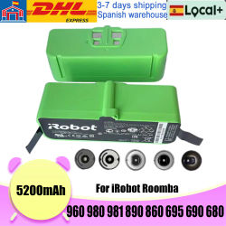 Batería Original de 14.4V 1800mAh para iRobot Roomba, Aspiradora de las Series 500 600 700 800, iRobot Roomba 620 770 780 580