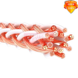 Cable de altavoz HiFi de alta calidad 8TC 7N OCC cable de altavoz amplificador de potencia de 16 hebras cable de conexión cable envolvente central
