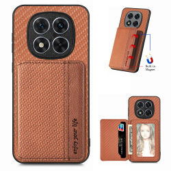 Funda de Cuero con RFID para Xiaomi Redmi Note 15 Pro Plus 5G, Carcasa Trasera Magnética, Funda Protectora a Prueba de Golpes para Mi Phone Redmi Note 14 Pro 15Pro+