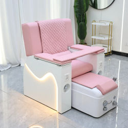 Sillón de Pedicura SPA Multifuncional, Sofá de Masaje Eléctrico para Pies con Bañera para Pies, Muebles para Salón de Manicura, Hecho a Medida
