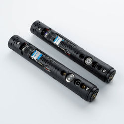LGT Saberstudio-Sable de luz con Bluetooth, Kit electrónico de oscilación suave con cambio de Color infinito, fuentes de sonido Mulit, bloqueo Blaster