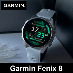 Garmin Fenix 8 Smartwatch Reloj deportivo multifuncional al aire libre Linterna led incorporada Senderismo Ciclismo Maratón Correr 10 Cajero automático