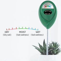 Medidor de humedad del suelo, prueba de riego de plantas, Monitor de humedad del suelo, Detector, higrómetro, prueba de flores, herramienta de medición de jardinería para el hogar