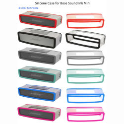 Funda de silicona portátil 2024 para Bose SoundLink Mini 1 2 Altavoz Bluetooth cubierta protectora anticaída caja de piel bolsa para altavoces