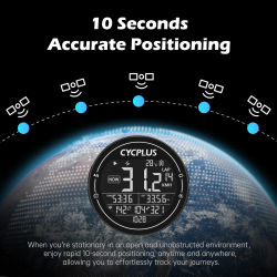 CYCPLUS M2 accesorios de bicicleta GPS ordenador de bicicleta inalámbrico ANT + Bluetooth velocímetro impermeable bicicleta Cyclocomputer